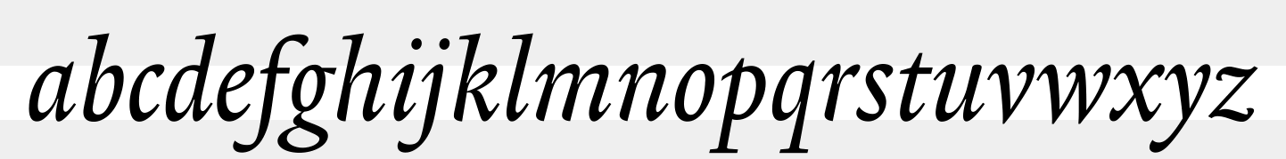 Lexicon No2 Italic A sample