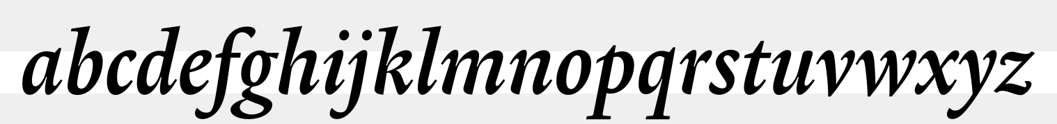 Lexicon No2 Italic C sample