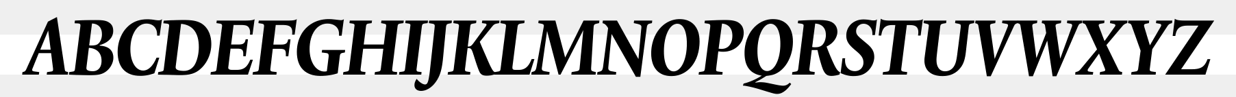 Lexicon Headline Italic sample